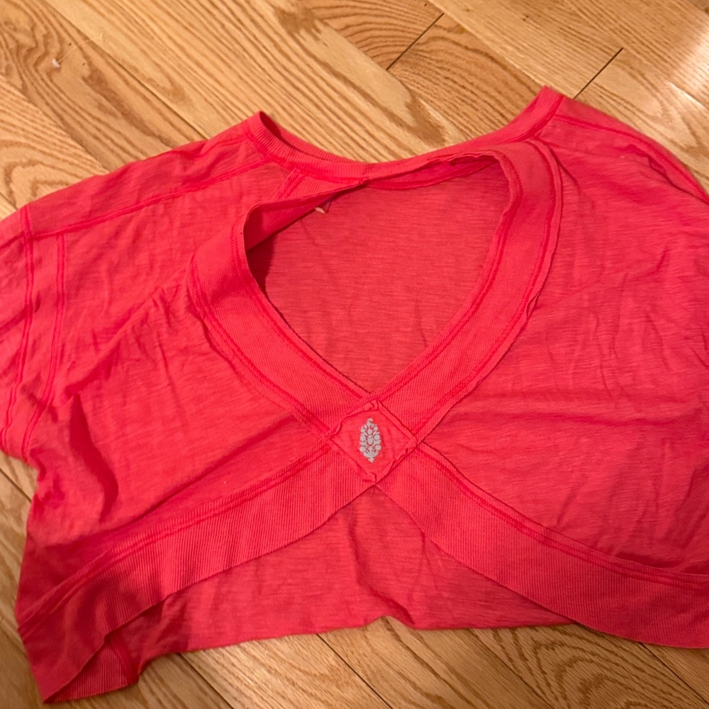 Free People Backless shirt